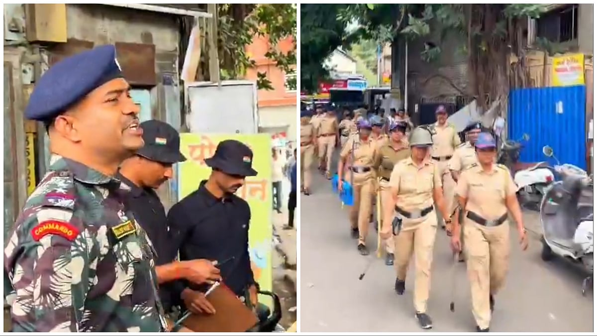 WATCH: Pune Police & Metro Conduct Armed Emergency Mock Drill At Mandai Ahead Of Ganeshotsav