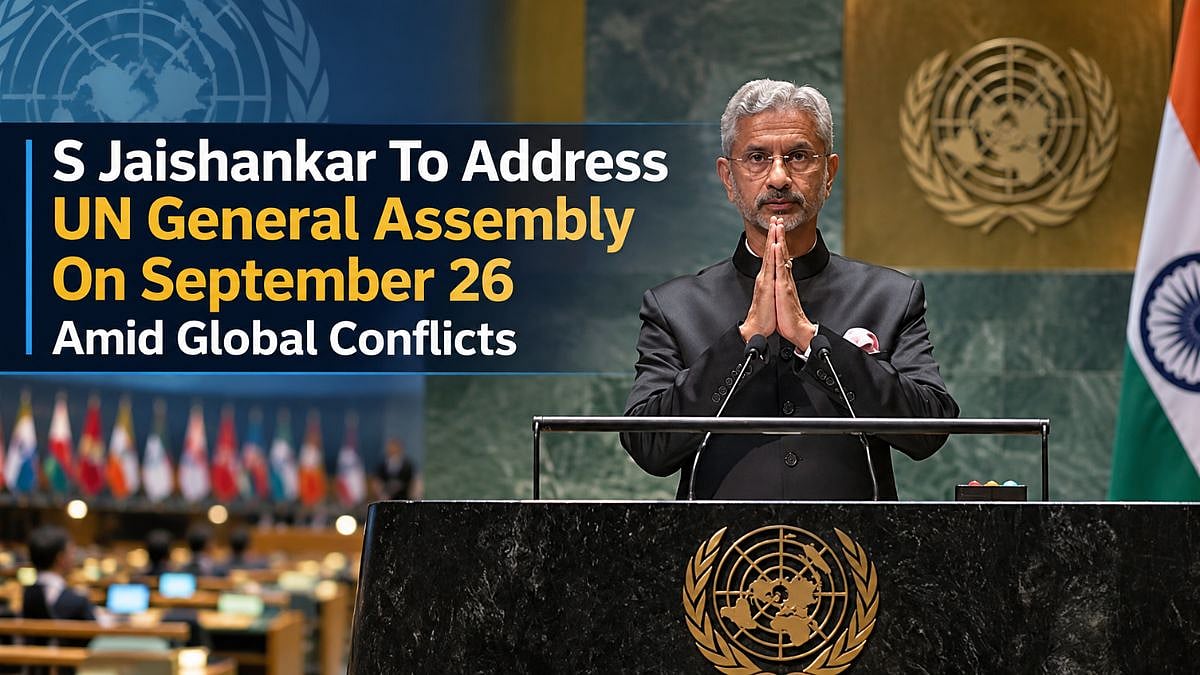 EAM S Jaishankar To Address UN General Assembly On September 26 Amid Global Conflicts