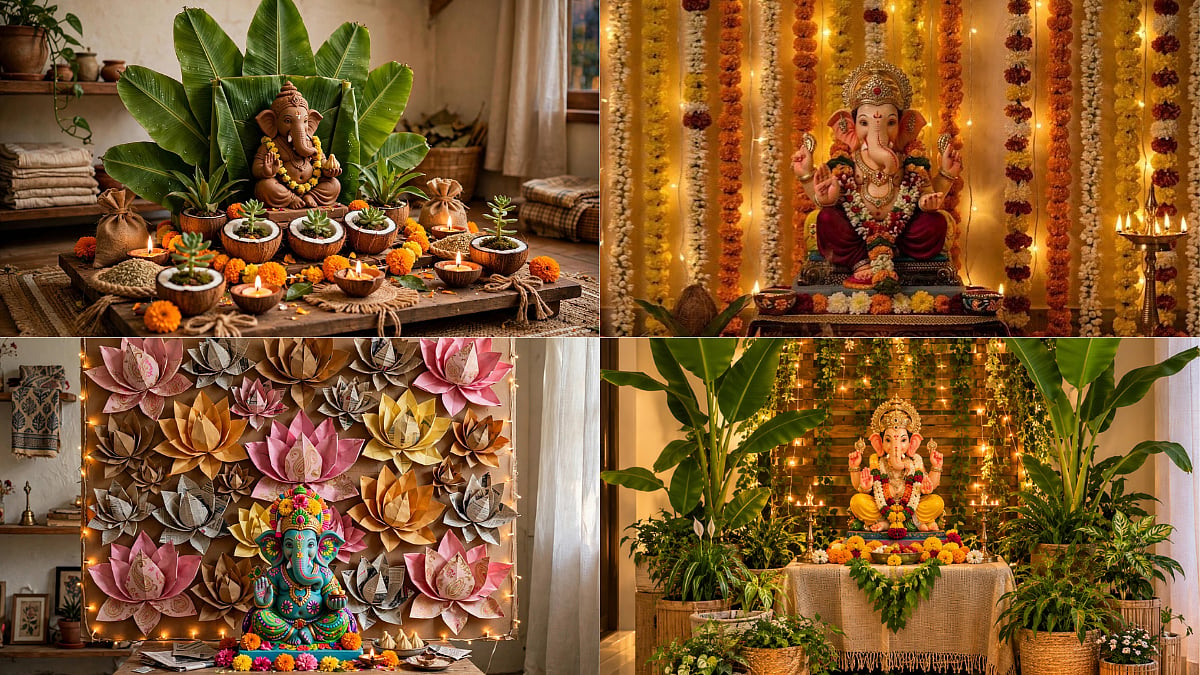 Home Ganpati Decoration: AI-Approved DIY Easy & Unique Ideas For Ganesh Chaturthi 2026