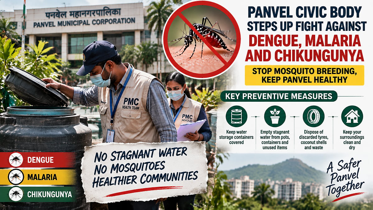 Panvel Civic Body Intensifies Dengue Prevention Drive, Conducts Surveys To Eliminate Mosquito Breeding Sites