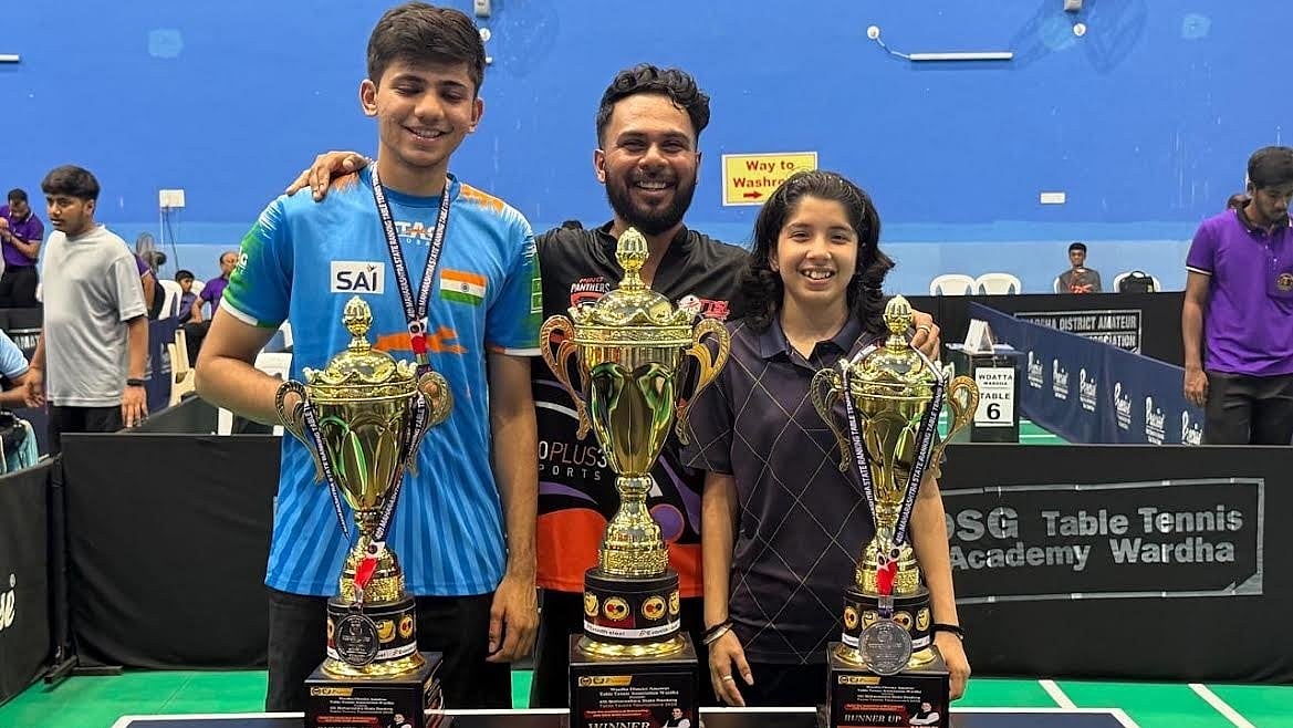 Nashik: Keshika Purkar Wins Two Silver Medals, Kushal Chopra Bags Bronze At State Ranking Table Tennis Tournament