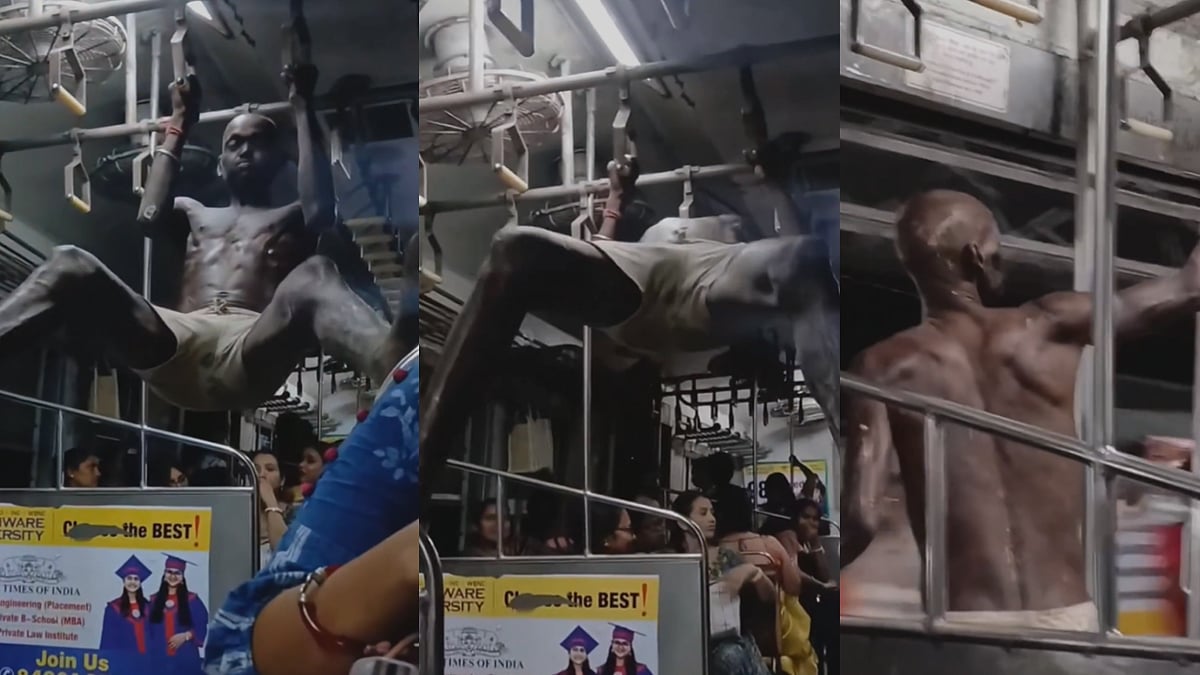 WB Shocker! Shirtless Man Enters Ladies’ Coach Of Nighttime Shantipur Local, Performs Stunts As Video Sparks Safety Concerns| VIDEO 