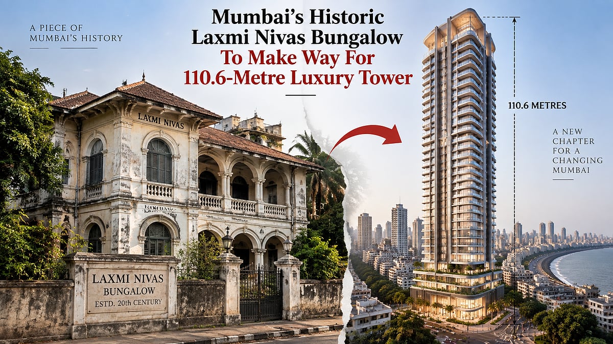Mumbai's Historic Laxmi Nivas Bungalow To Make Way For 110.6-Metre Luxury Tower