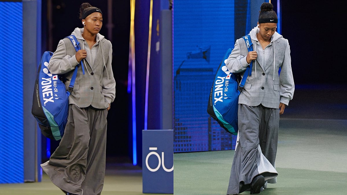 Naomi Osaka Steps Out In An Oversized Suit-Sportswear Hybrid At US Open 2026