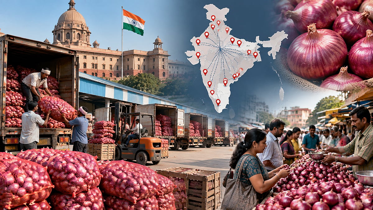Centre Sells 4,000 Tonnes Buffer Onion In 17 Cities To Curb Rising Prices