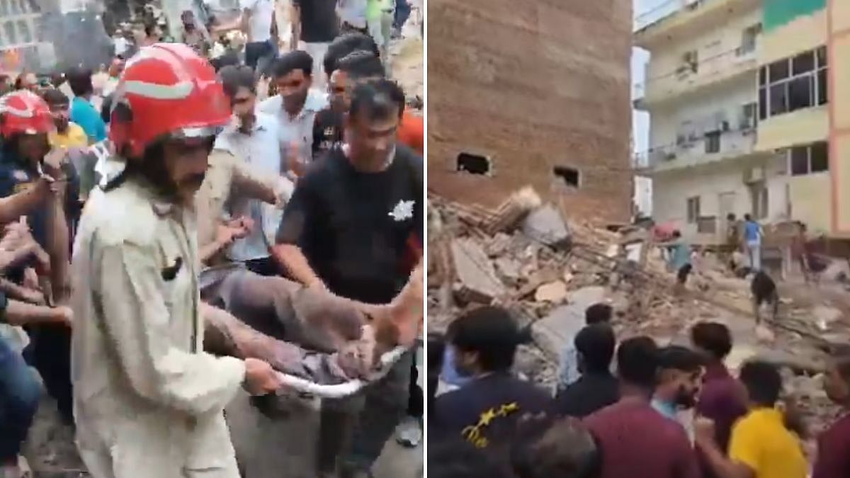 10 Students Rescued After 3-Storey Building Collapse In Delhi’s Satya Niketan: DUSU President - VIDEO