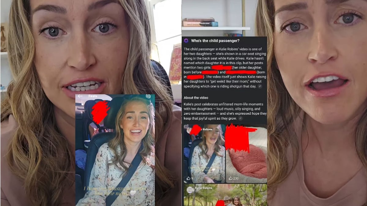 'Who's The Child Passenger?': Mother Raises Alarm After Meta AI Links Her Children’s Social Media Data - VIDEO 