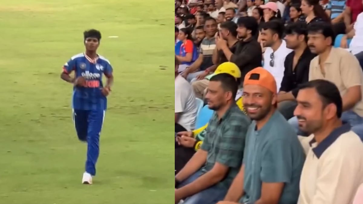 'Ladka Khel Raha Hai…': Pakistani Fans' Sexist Taunt Towards Kranti Gaud Backfires As Team India Hammer Pakistan By 7 Wickets | Video