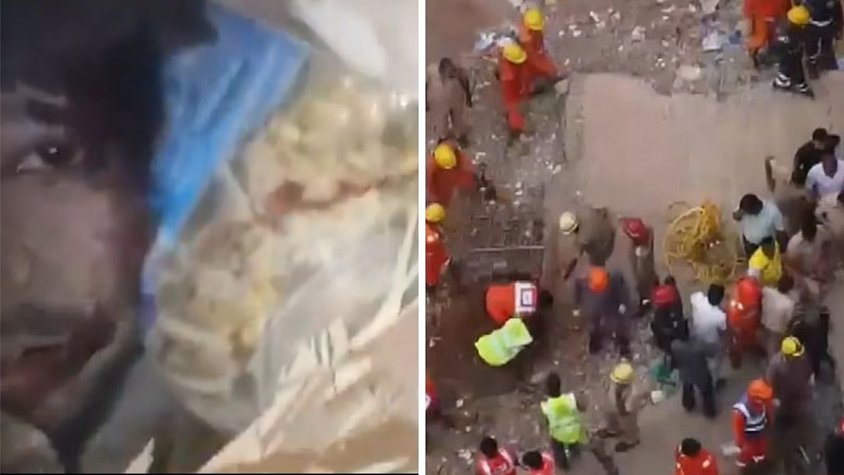 Delhi's Satya Niketan PG Building Collapse: Child Trapped Under Debris Makes Video Seeking Help As Rescue Operation Continues