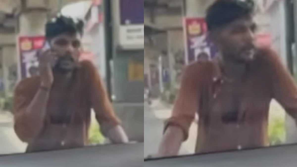 Viral Video Shows Kochi Bus Cleaner Confronting Family, Smoking After Car Honks At Stopped Bus; Accused Later Arrested