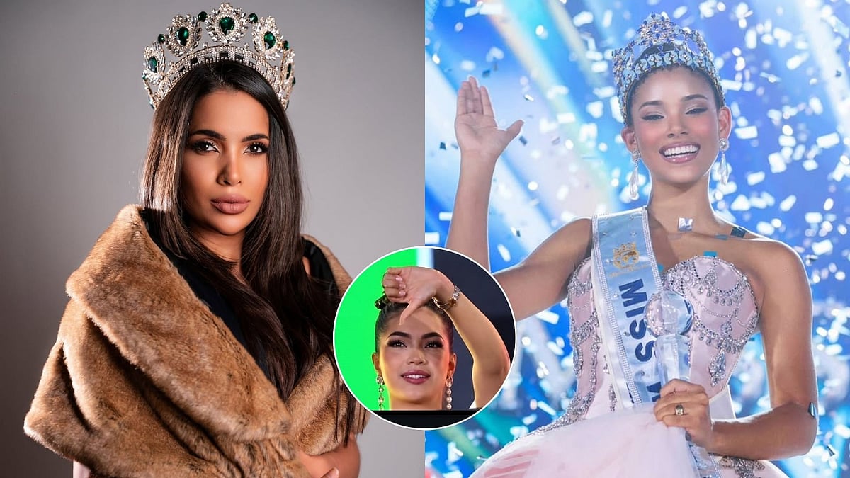 Miss World 2026 Controversy: Miss Paraguay Ayelén Pérez’s 'Thumbs Down' Gesture Goes Viral Amid Joheirry Mola Dominguez Win
