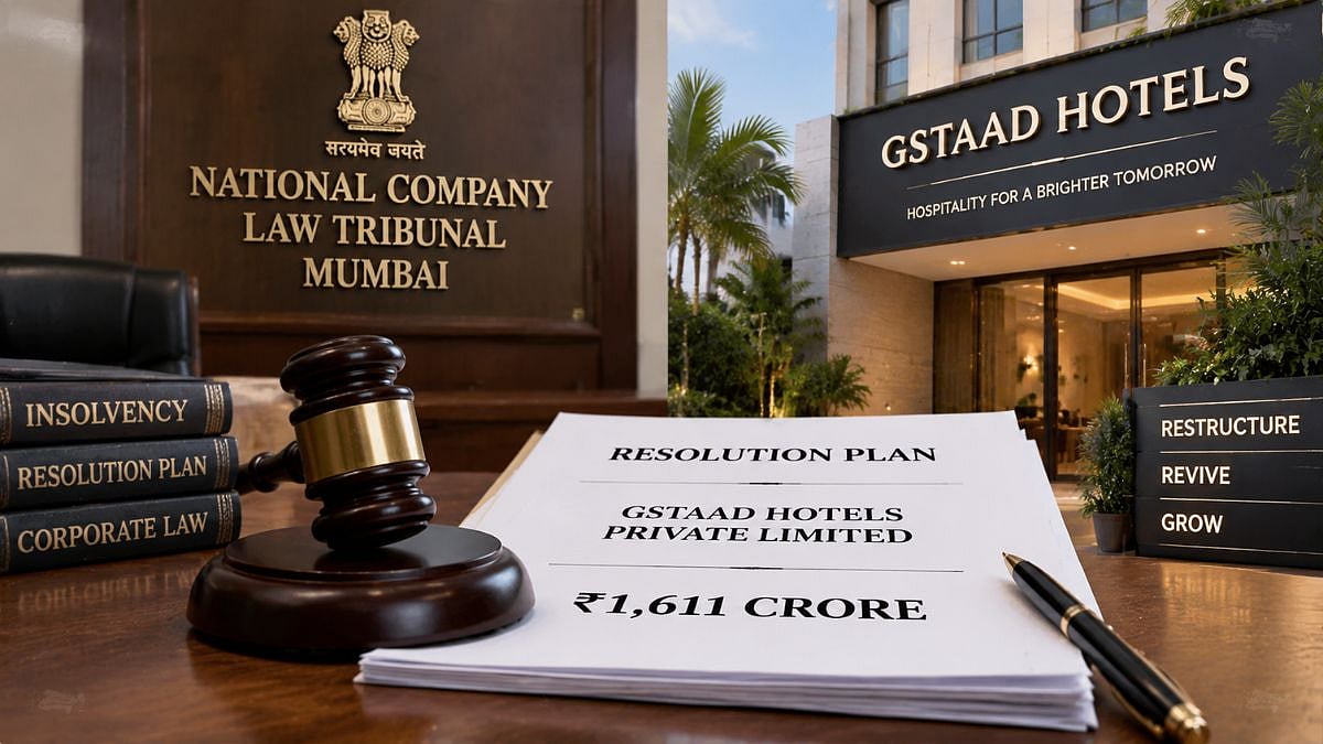 Mumbai NCLT Approves ₹1,611-Crore Resolution Plan For Gstaad Hotels; Rejects Suspended Promoters’ Objections