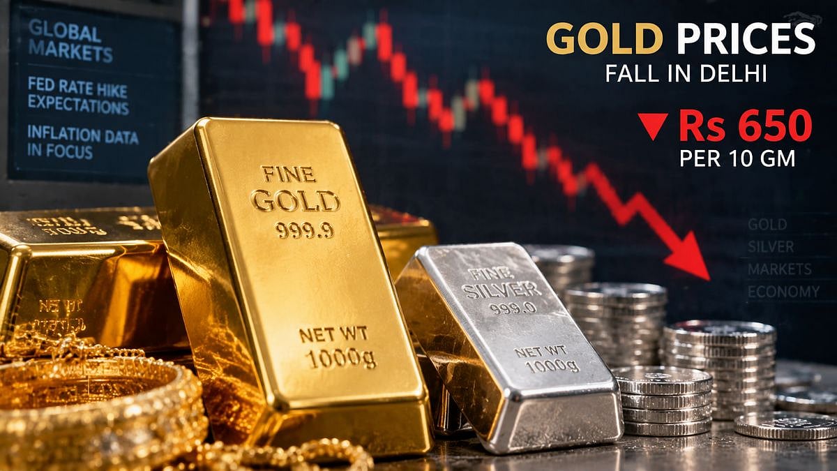 Gold Price Falls ₹650 Per 10 Grams In Delhi To ₹1,60,250 Amid Weak Global Cues