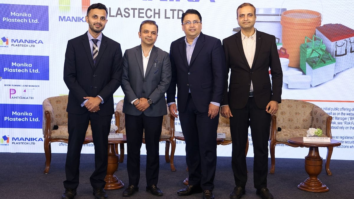 Manika Plastech IPO To Open On September 11; Price Band Set At ₹40-43, Issue Size ₹125.5 Crore