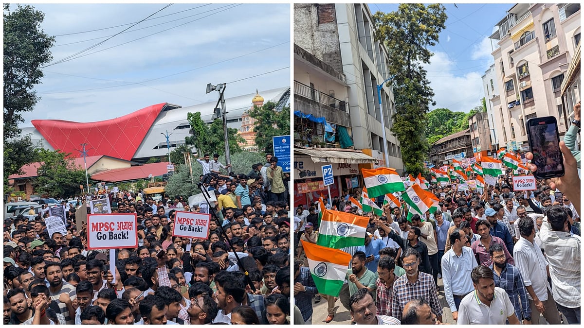 Pune: MPSC Aspirants Hold Massive Protest Over Paper Leak; Supriya Sule, Rohit Pawar Join Stir