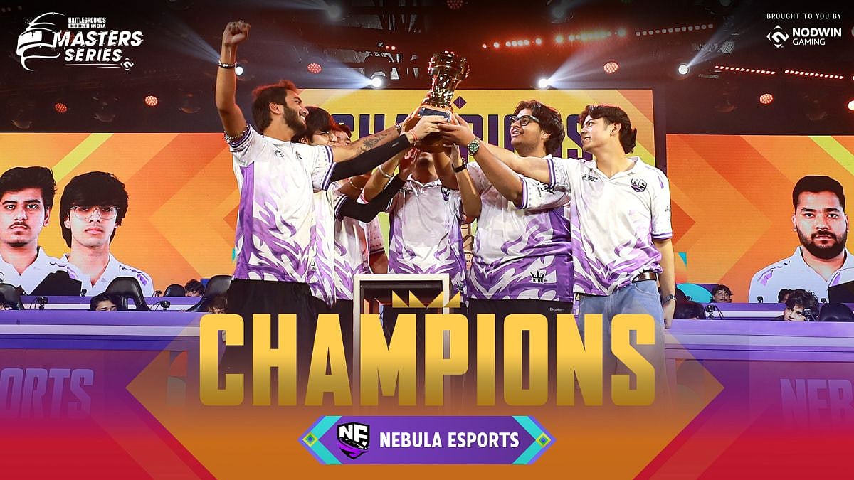 BGMS Season 5: Nebula Esports Crowned Champions, Win ₹40 Lakh After 18-Match Grand Finals