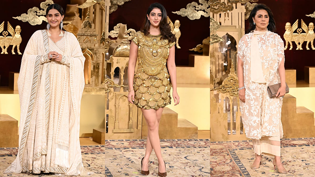 Sonam, Neetu Kapoor And Navya Naveli Nanda Showcase Desi Glamour At Abu Jani Sandeep Khosla's Mumbai Gala