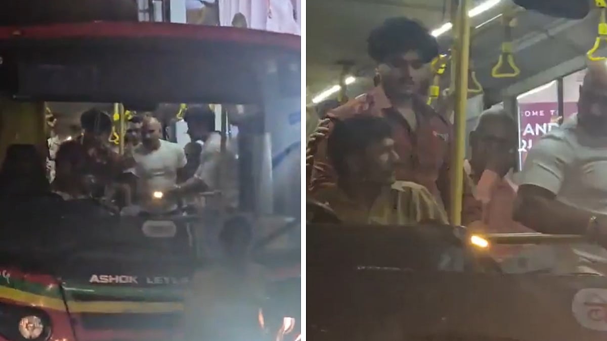 Mumbai: BEST Bus Driver Allegedly Assaulted By Car Driver Amid Traffic Jam Near Dadar's Tilak Bridge; Video Viral