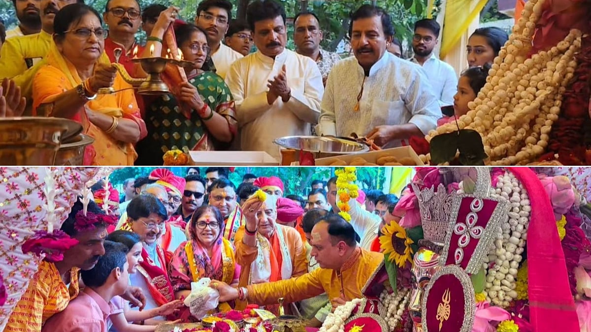 Dharnath Baba Ka Chhabina Procession Draws Grand Welcome, Leaders Join Aarti In MP’s Dhar