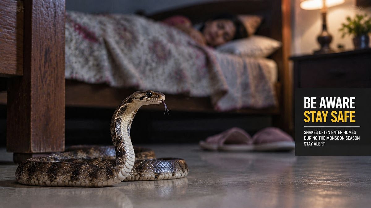 Vasai: 27-Year-Old Woman Dies After Snakebite While Sleeping At Home; Second Fatality In A Month