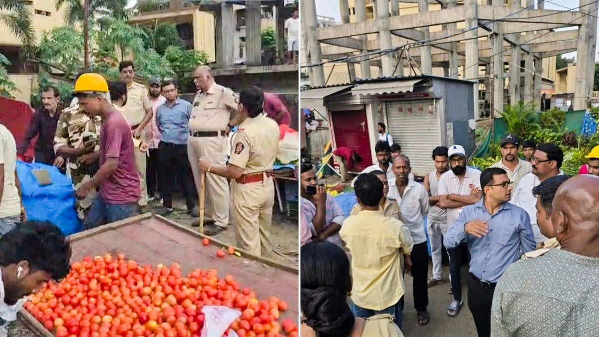 KDMC Demolishes Unauthorised Market In Dombivli’s Nilje; Case Filed Against Landowner For Allegedly Obstructing Civic Staff