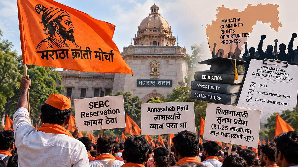 Pune: Maratha Kranti Morcha Seeks Protection Of SEBC Quota & Immediate Interest Reimbursement For Annasaheb Patil Beneficiaries