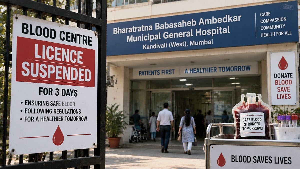 Mumbai: FDA Suspends Kandivali Civic Hospital Blood Centre Licence For 3 Days Over Irregularities; Appeal Pending
