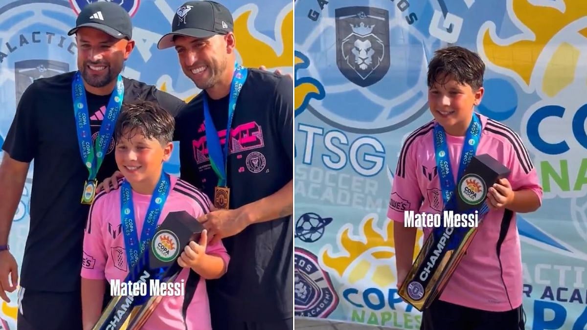 Lionel Messi’s Son Mateo Leads Inter Miami Academy To Naples Cup Title As Youngster Follows Father’s Football Legacy | Watch