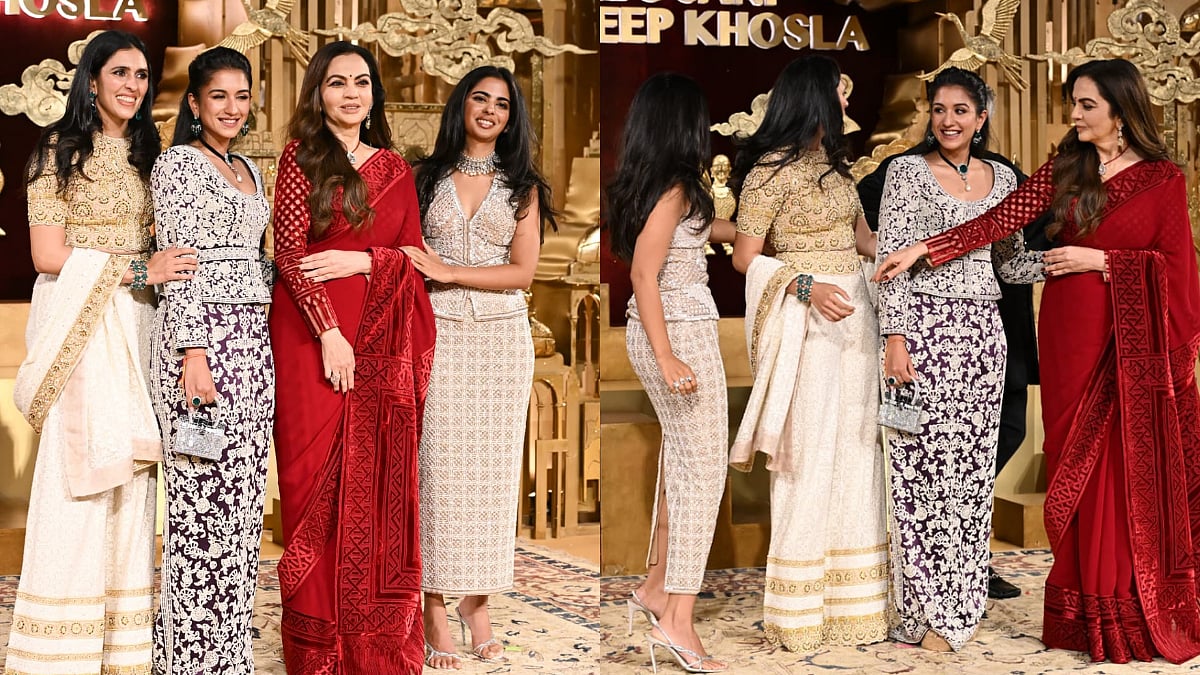 Nita Ambani, Isha, Shloka & Radhika Merchant Serve Indian Elegance At Mumbai Fashion Gala
