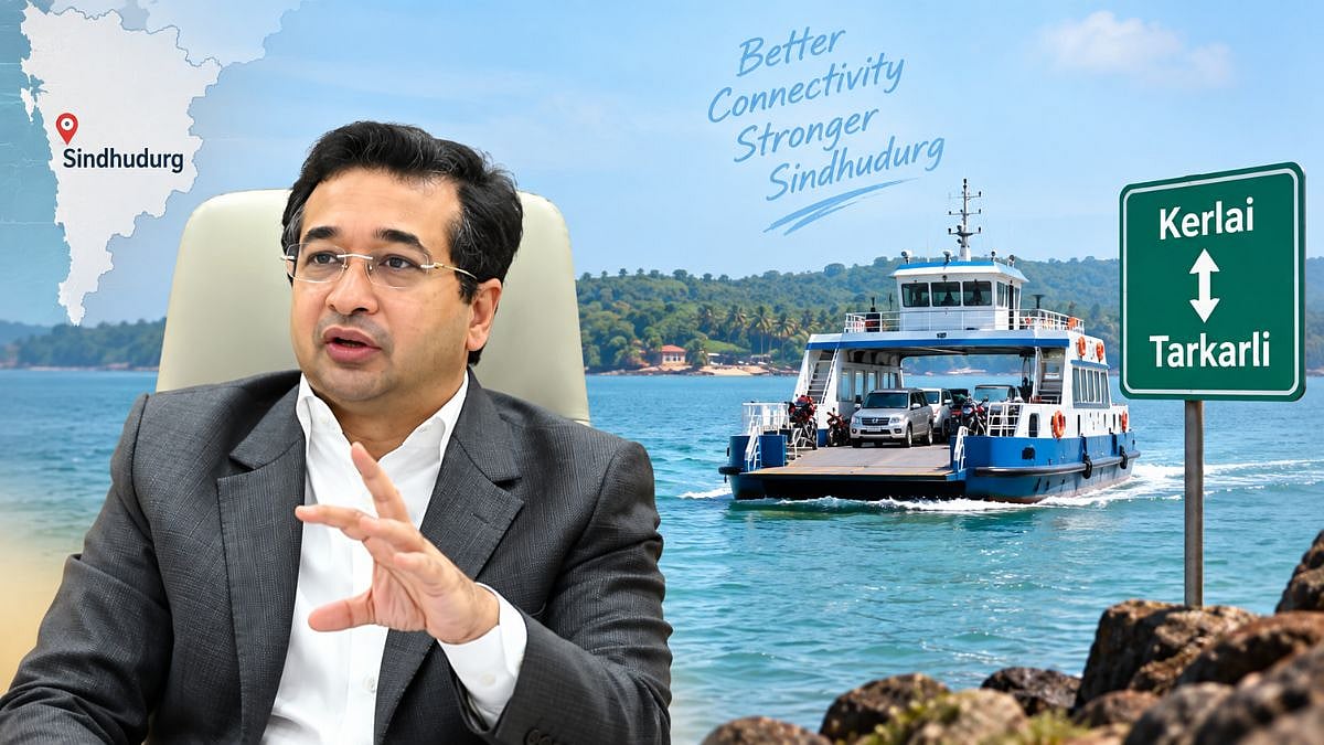 Maharashtra Minister Nitesh Rane Reviews ₹4 Crore Sindhudurg Ferry Proposal; Kerlai-Tarkarli Pilot To Cut Travel Time To 15 Minutes