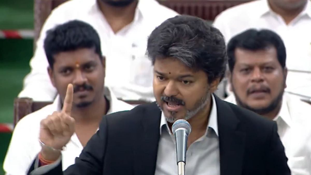 Tamil Nadu CM Vijay Accuses DMK Of Corruption, Cites ED Allegations Against MK Stalin, Udhayanidhi Stalin And Senthil Balaji Over Party Funds | Watch