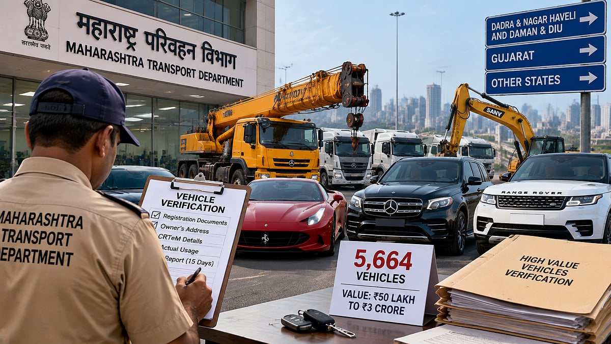 Maharashtra Probes 5,664 High-Value Vehicles Registered Outside State Over Suspected Tax Revenue Loss