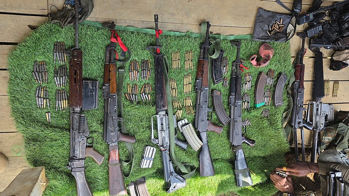 Manipur Security Forces Raid Suspected KLA Camp, Detain 8 Cadres & Recover 7 Automatic Weapons