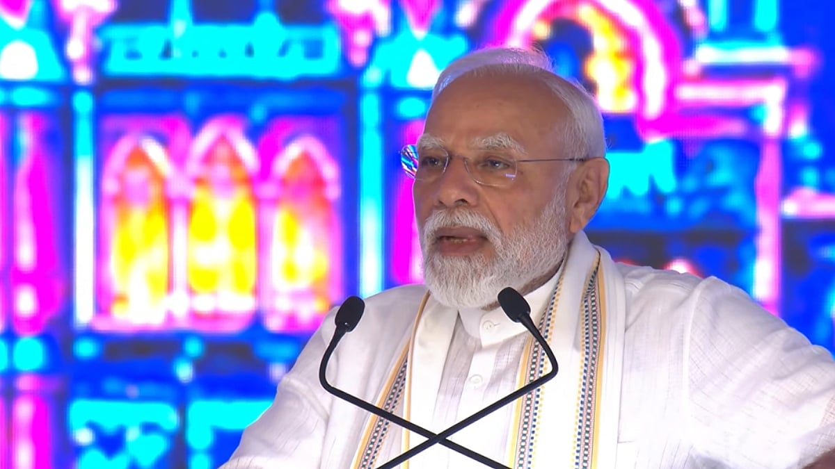 'For 8 Years, Not Even 1 Km Was Completed': PM Narendra Modi Slams UPA Govt During Inauguration Of Western Dedicated Freight Corridor