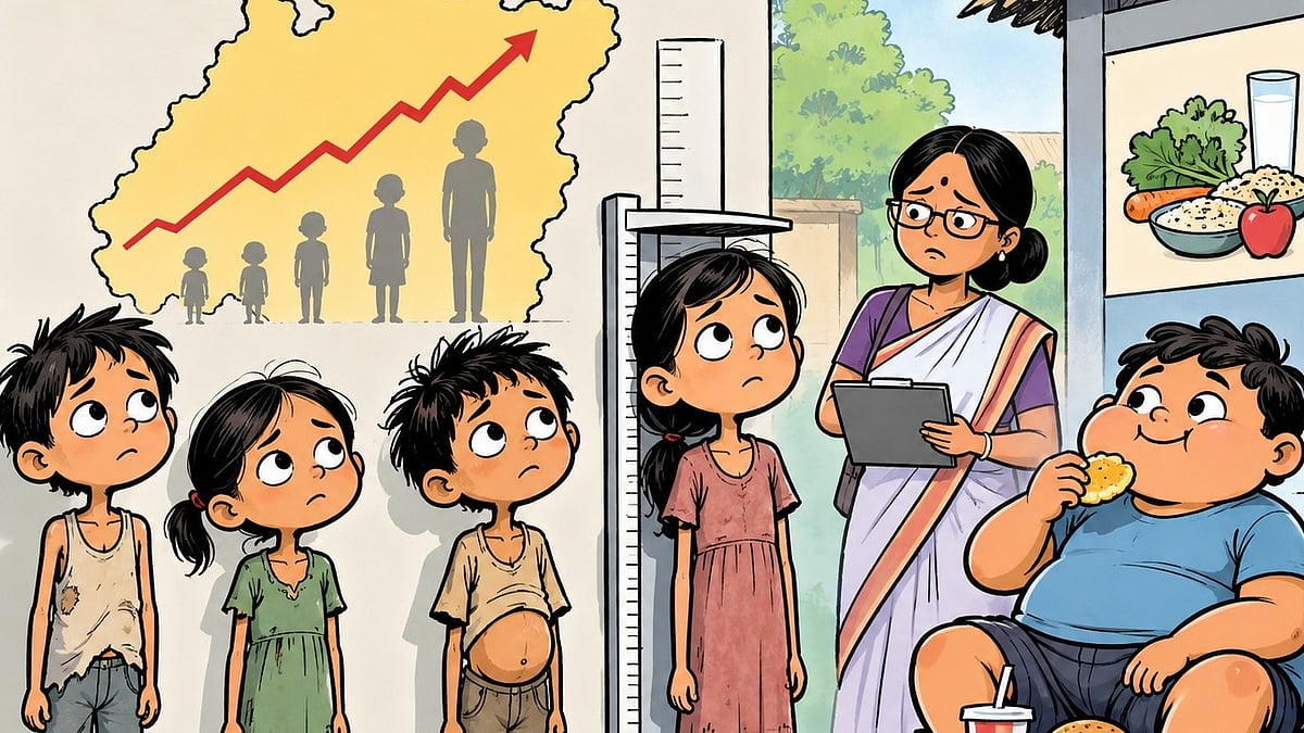 MP Kids Fall Short On Nutrition: 23% Underweight, 39% Stunted; Rates Far Above National Average