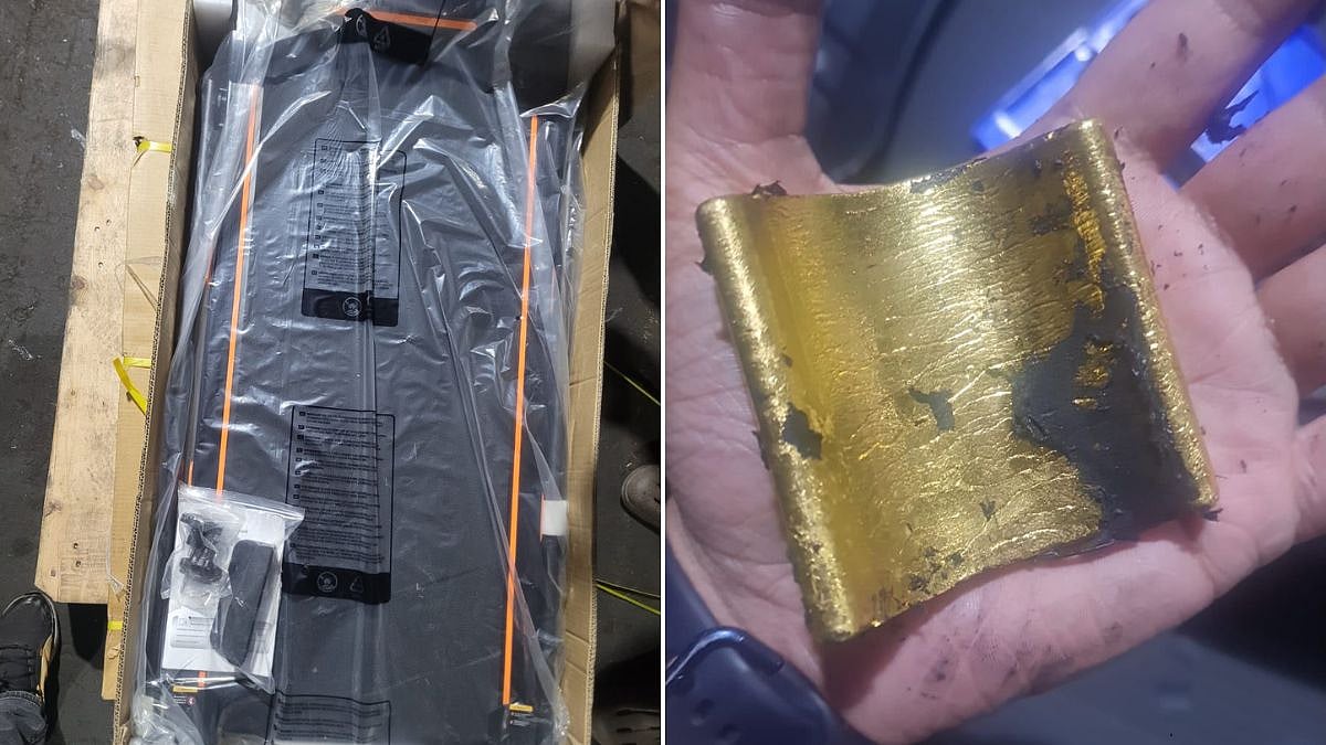 Mumbai DRI Busts Gold-Smuggling Syndicate, Arrests Chinese National And Importer; ₹1.10 Crore Gold Seized From Treadmill Motor