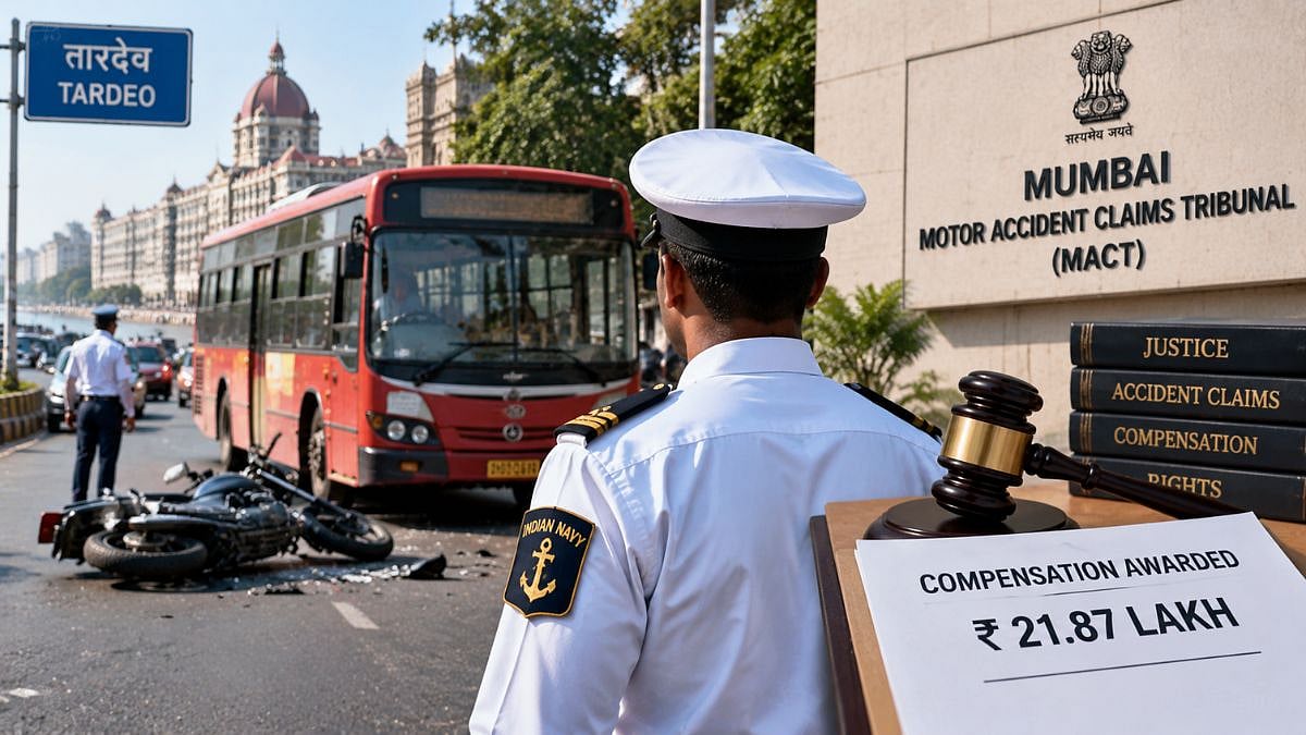 Mumbai MACT Awards ₹21.87 Lakh To Navy Sailor For 2018 Bus Accident, Holds Insurer Liable