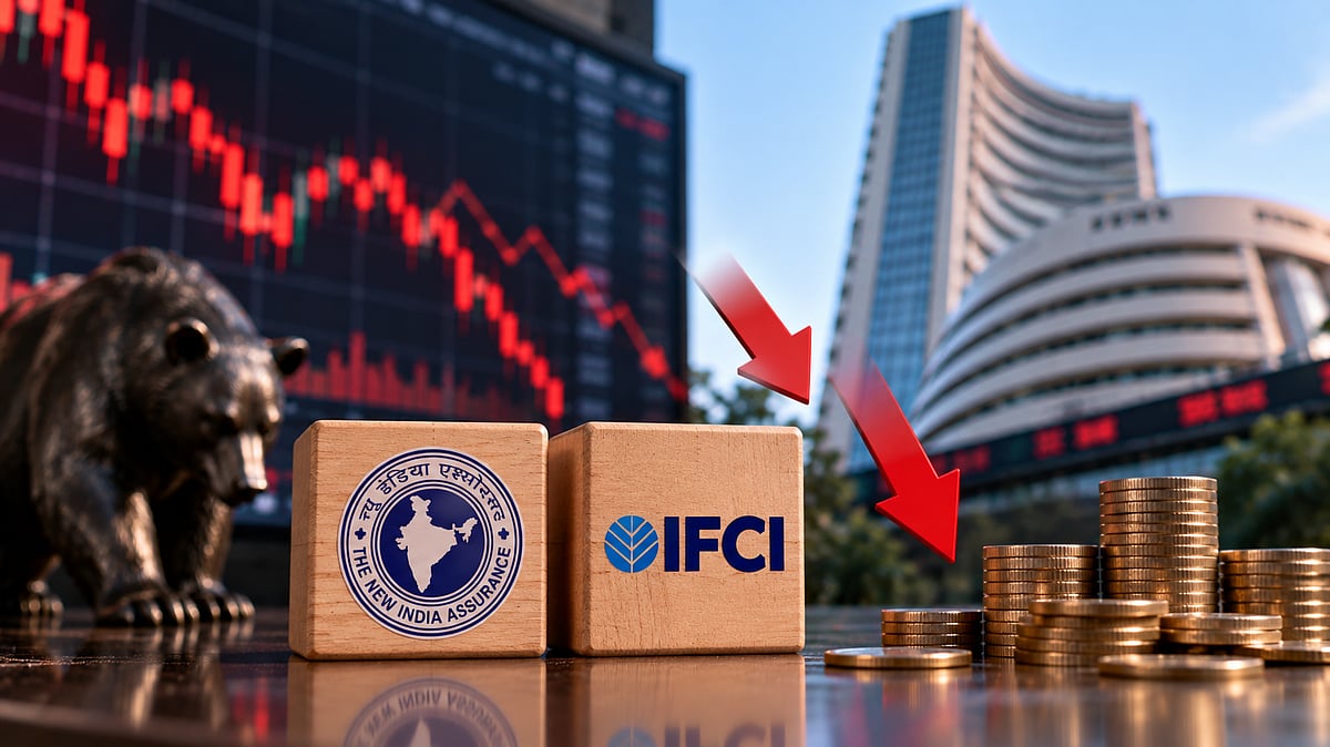 NSE IPO Buzz Loses Steam, NIACL And IFCI Shares Plunge Up To 14% As Grey Market Premium Slides