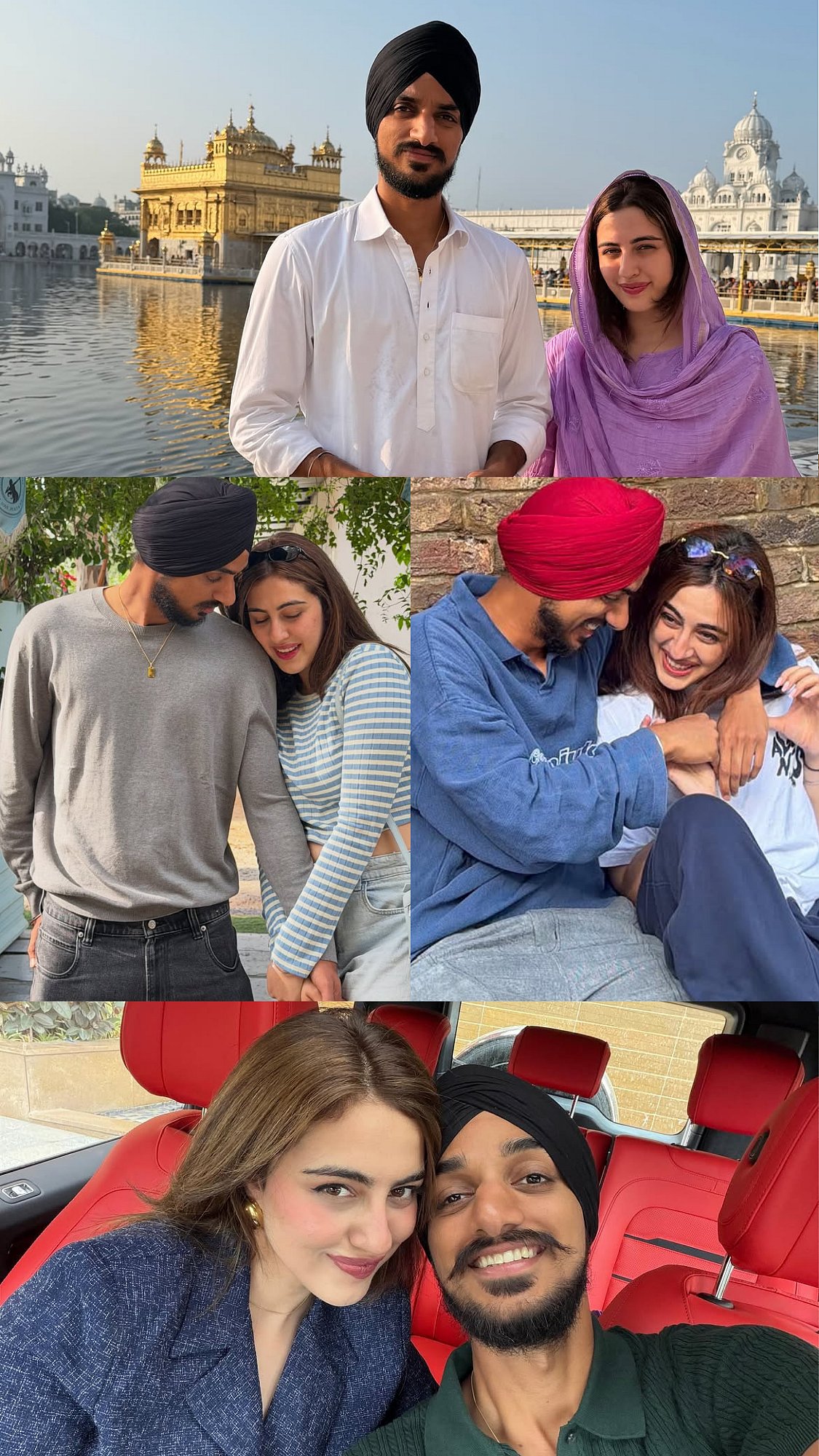 Arshdeep Singh Shares Mushy, Romantic Birthday Post For Girlfriend Samreen Kaur With Adorable Couple Photos