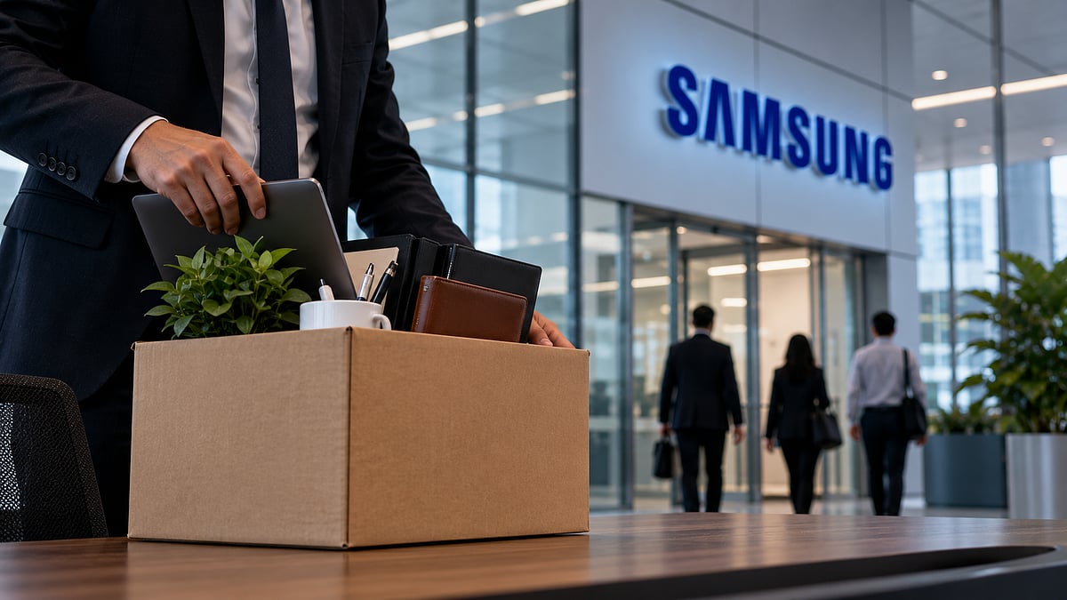 Samsung India Begins Layoffs, 80-100 Executives Asked To Exit As TV And Home Appliance Businesses Face Restructuring