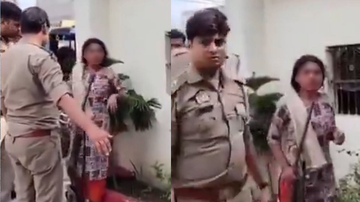 Maharajganj Shocker! Young Woman Shows Up With Licensed Double-Barreled Gun At Partawal Police Station - VIDEO