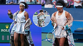 Naomi Osaka channels Allen Iverson in US Open entrance before winning and reaching second round