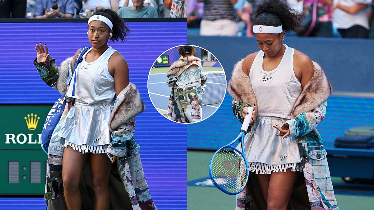 Naomi Osaka Serves Major Fashion Goals At US Open 2026 With Fur-Trimmed Basketball-Themed Cloak