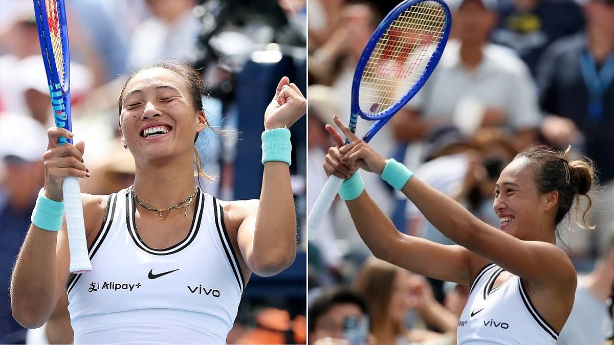 Zheng Qinwen Stuns Iga Swiatek In Epic US Open Showdown, Battles Back From 0-5 Down To Storm Into Quarterfinals | Watch