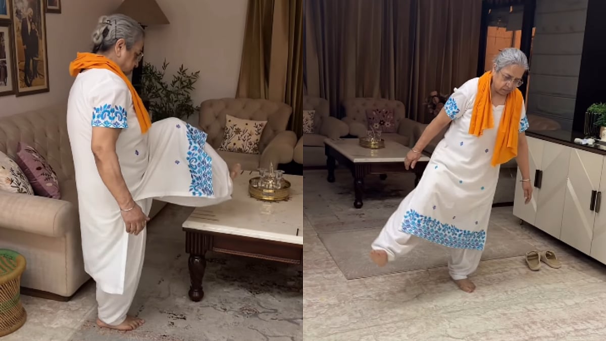 WATCH: 75-Year-Old Woman's Inspiring Daily Workout & Yoga At 4 AM; 'Gen Z Should Learn', Netizens Praise Her 