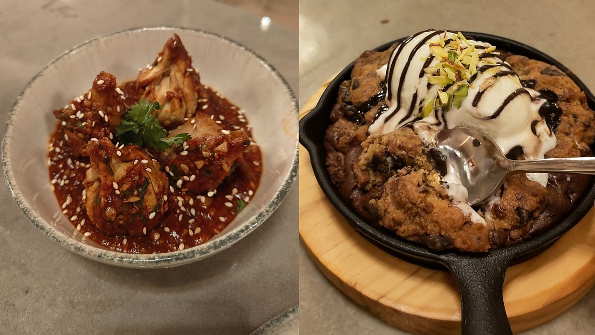 Wonton Lamba Parcels and Skillet Chocolate Chip Brookie