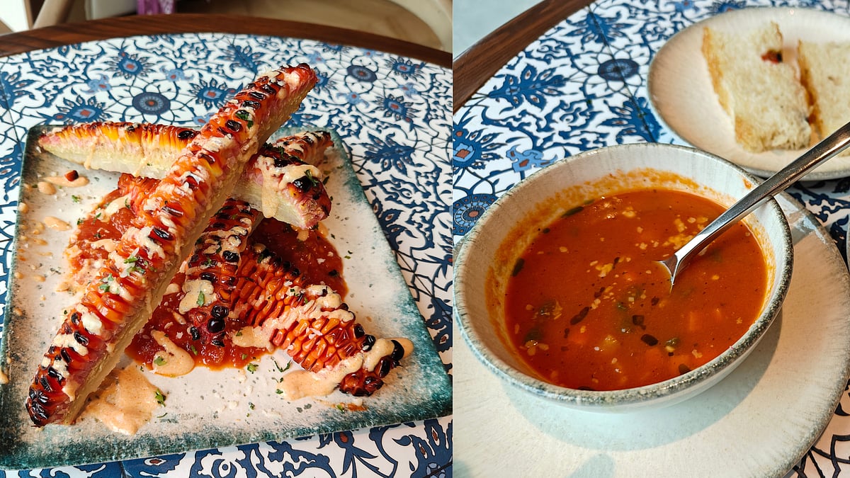 Hillside Bhutta and Minestrone Soup