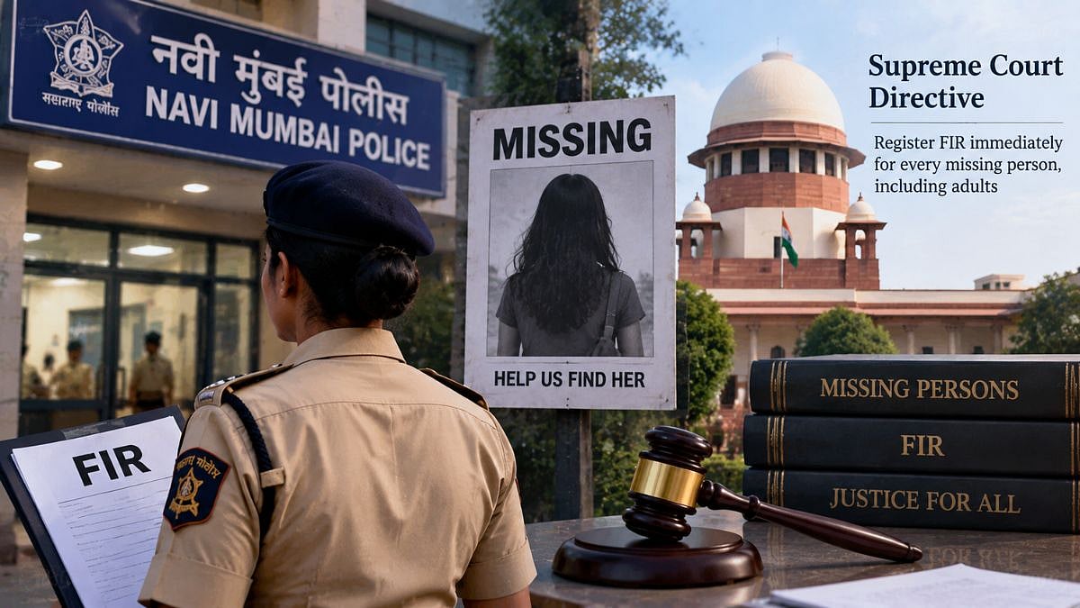 Navi Mumbai Police Register Kidnapping FIR For Missing 23-Year-Old Woman After Supreme Court Directive