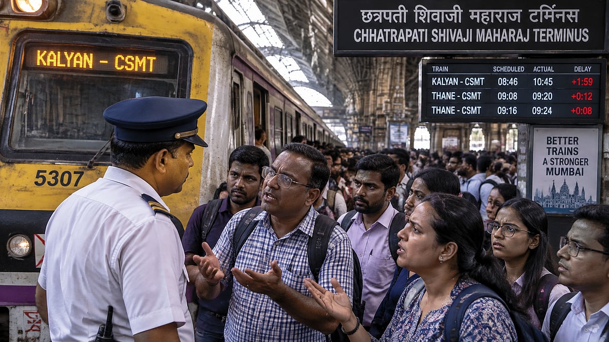 Kalyan-CSMT AC Local Delays Leave Commuters Frustrated As Two-Hour Late Arrivals Become Routine