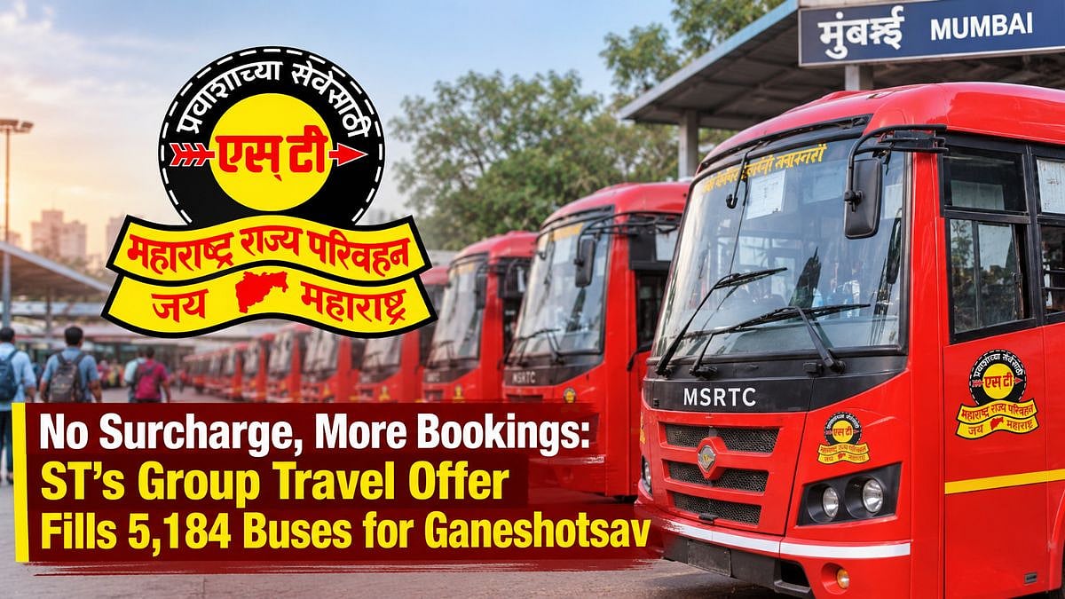 Ganeshotsav 2026: MSRTC Fills 5,184 Group-Booked Buses For Konkan After 30 Per Cent Surcharge Withdrawal